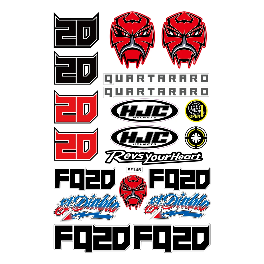 ̴ No.20 Fabio Quartaro  ̵ Ʈ  ٵ ũ  ƼĿ, HJC ̽ Ʈ  Į