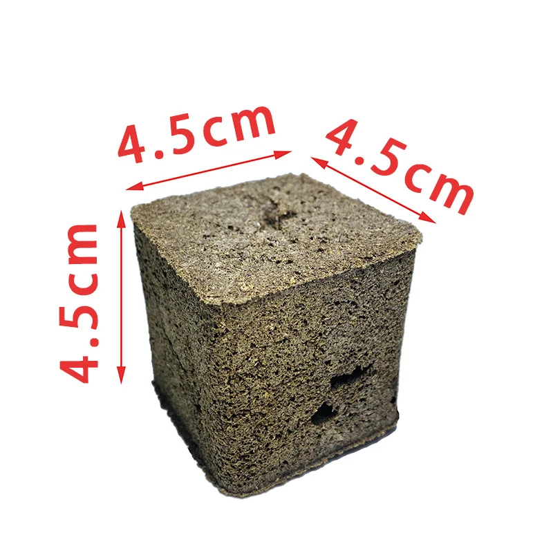 4.5CM Soilless Cultivation Nursery Blocks Growing Sponge Outdoor Garden DIY Hydroponic Growing Block Nutrient Soil