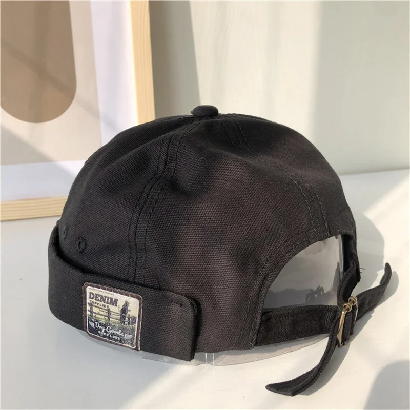 Melon Cap Cotton Beanie Skullies Beanies Fashion Beanies Men Women Retro Dome Melon Brimless Beanie Cap Unisex