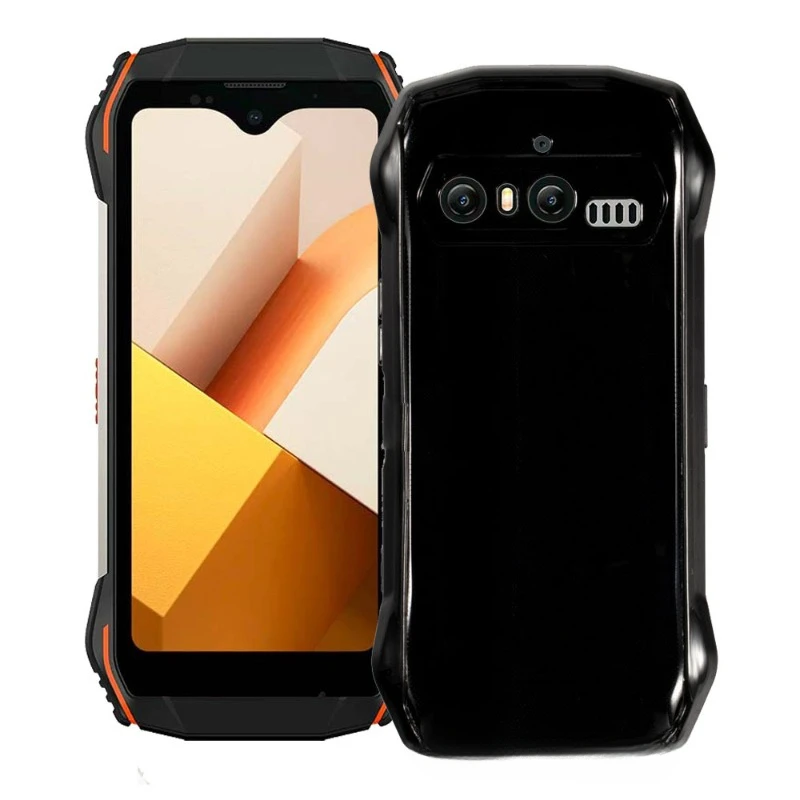 Cover Per Blackview N6000 In Silicone Morbido | Custodia Antiurto E Antigraffio Con Bordo Rialzato, Leggera E TPU, Colore Nero
