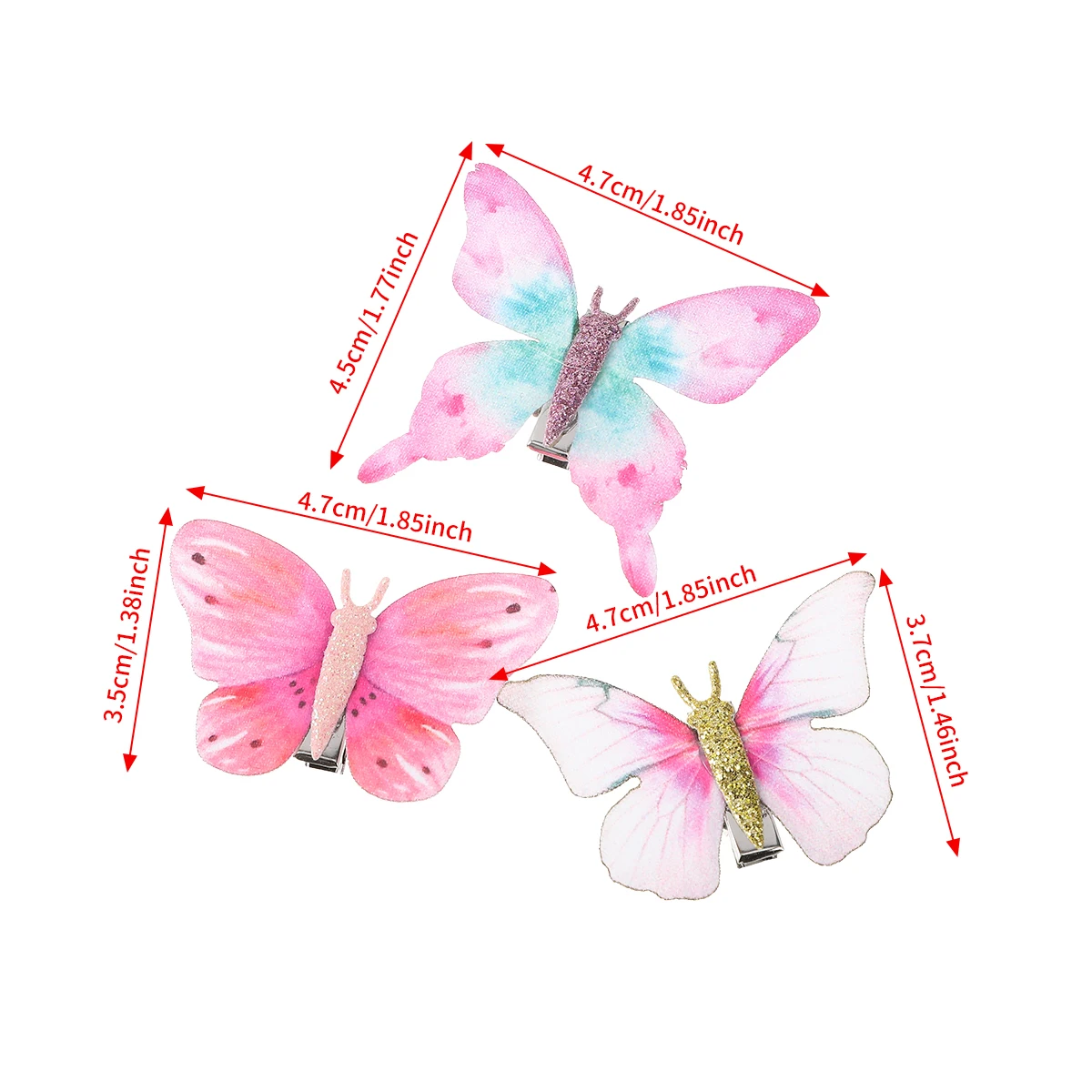 Butterfly Small Size Hair Clip Girls Sweet Styling Tools Hairpin Fashion Korean Hair Clips Women Festival Hair Accessories Gifts