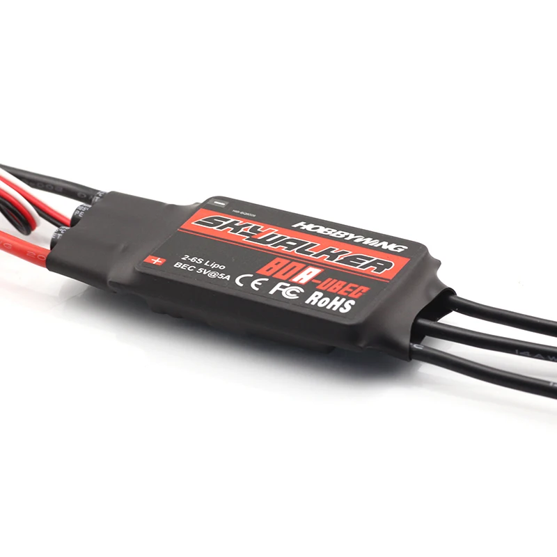 RC Speed Controller Hobbywing Skywalker 80A Brushless ESC Speed Controller With UBEC for Rc helicopter airplane 2S-6S