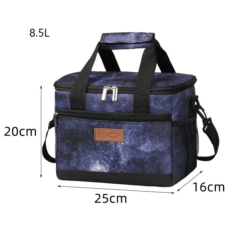 Portable Insulated Lunch Bag with Storage and Ice Pack – Ideal