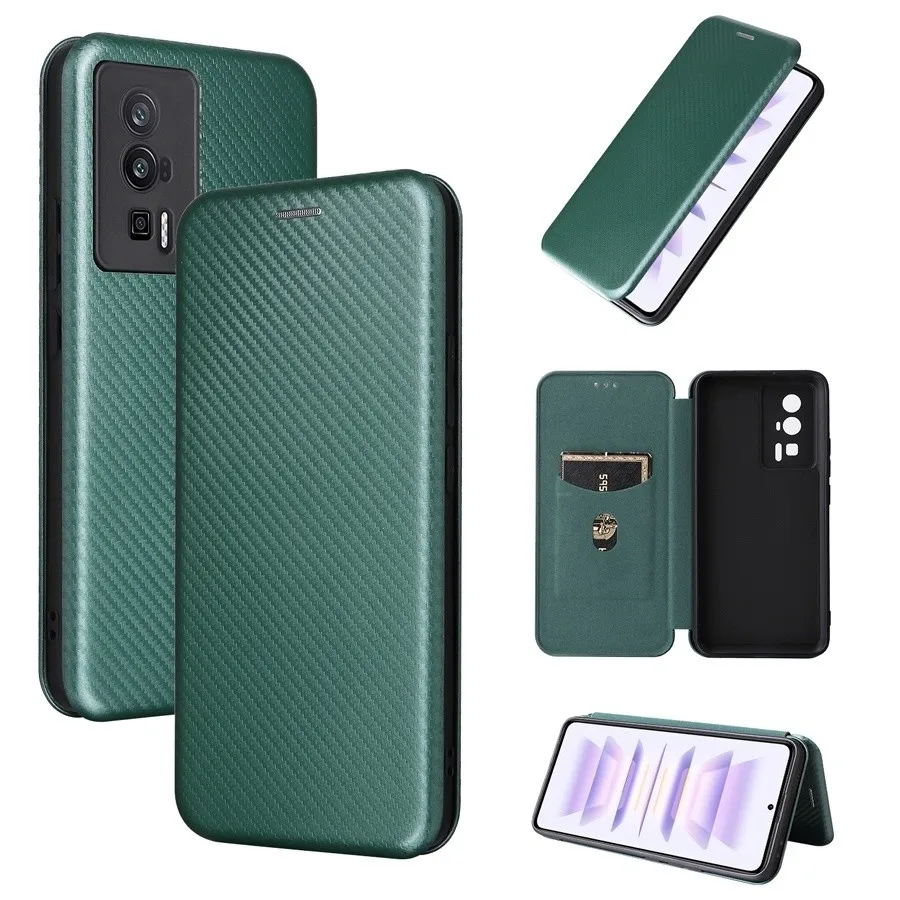 Retro Flip PC + TPU Case with Card Slots & Kickstand - Premium s Cover