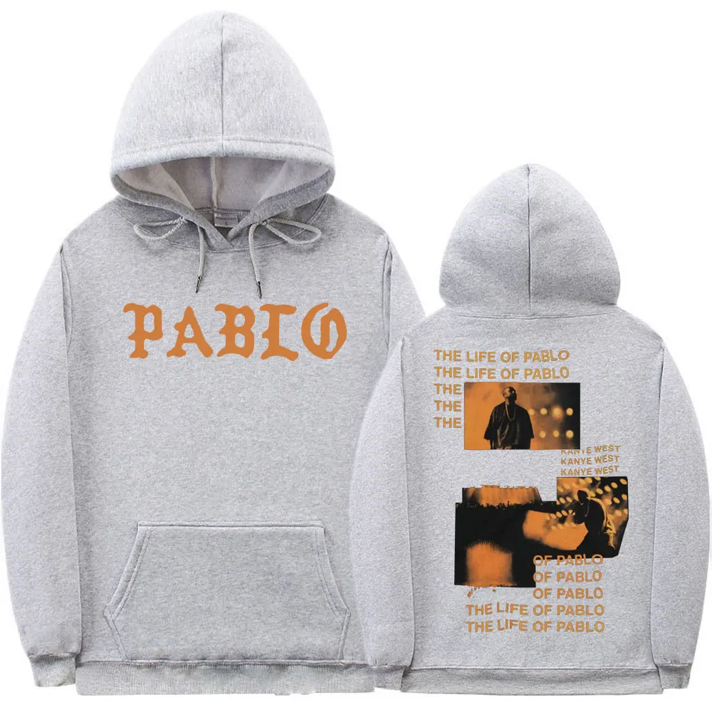 Kanye West THE LIFE OF PABLO Album Music Print Hoodie Clothes Men's Brand Streetwear Men Women Fashion Oversized Cotton Hoodies