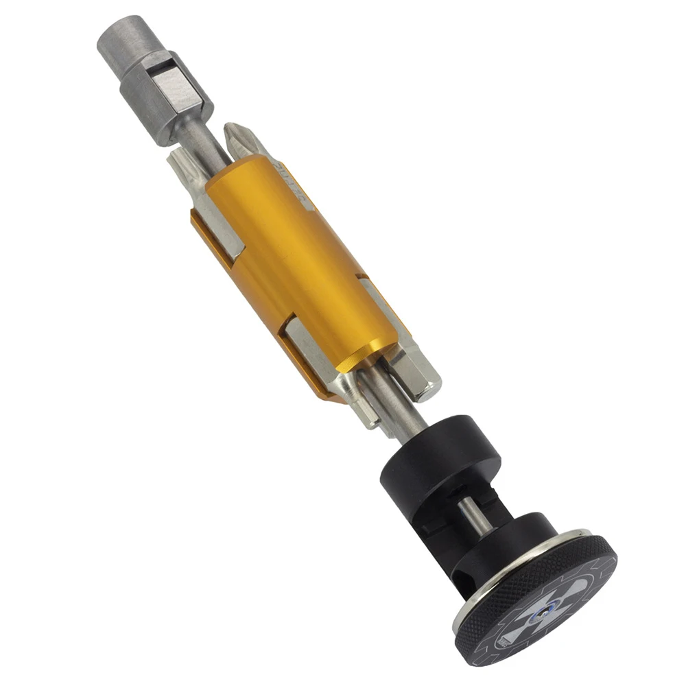 

Набор инструментов SRWRN для ремонта велосипеда, алюминиевая невидимая многофункциональная переносная Шестигранная отвертка, гаечный ключ T25, черный