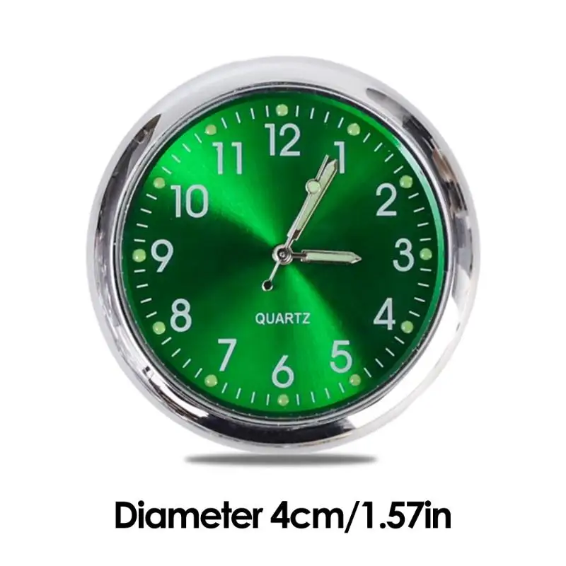 Durable Metal Electronic Motorcycle Clock with Double-Sided Tape