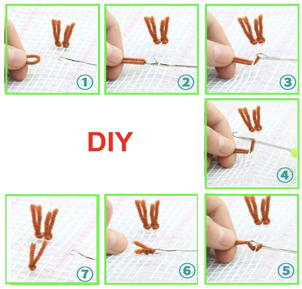 Latch Hook Rug Kit Home 20.5X15inch