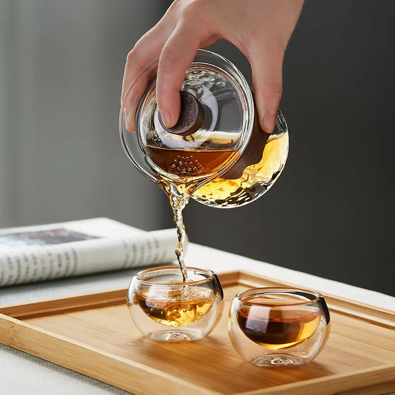 GZhLonKiMa Chinese Tea Cups,Asian Ceramic Tea Cup Set,Traditional China Japanese Tea Cups Set Of Home 6oz Wit