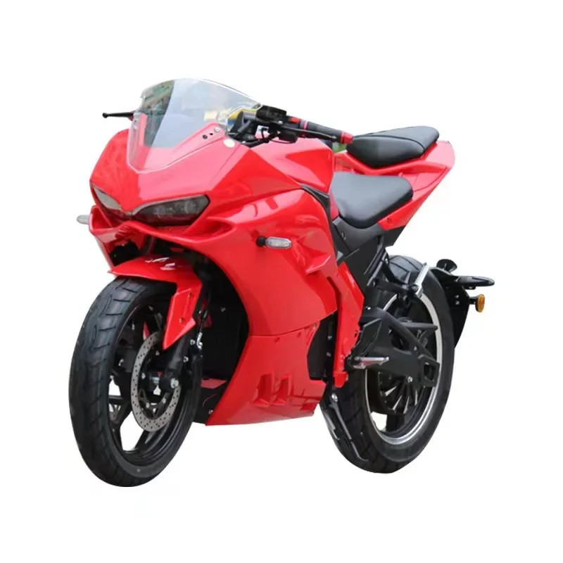New electric motorcycle high performance 5000W maximum speed 120km/h 72V120A lithium battery racing