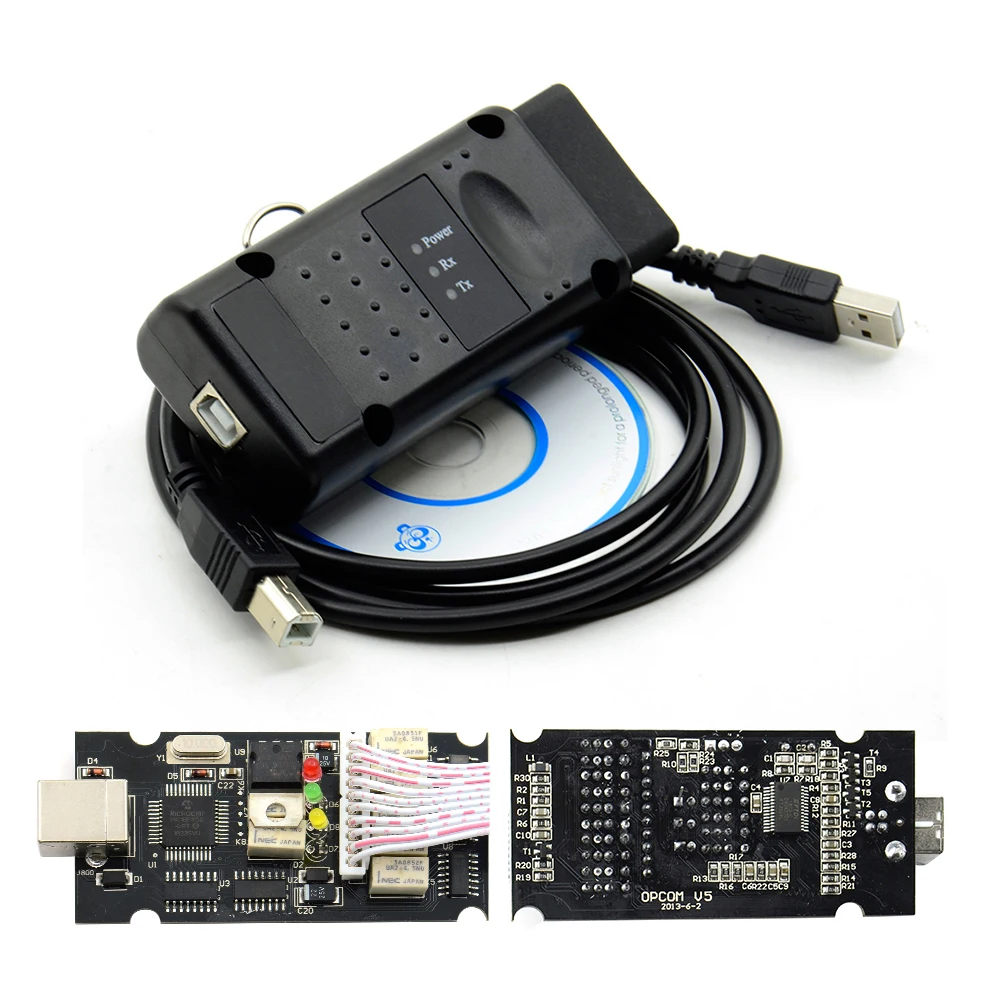 Opcom OP COM 1.99/1.70/1.78 PIC18F458 FTDI Can be Flash update OBD2 Car CAN BUS Diagnostic Tool