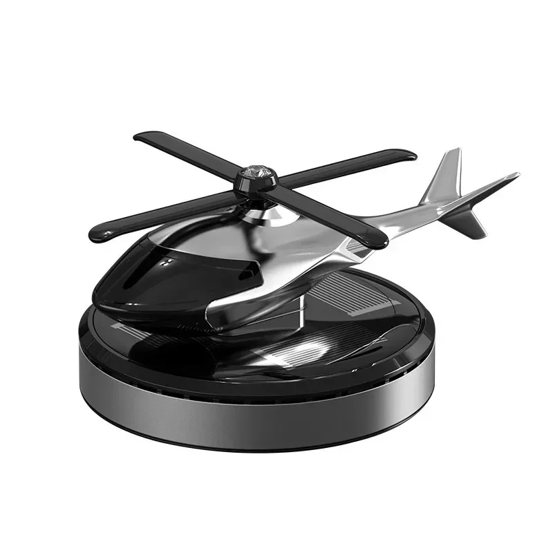 

Car Fragrance Diffuser Ornament Helicopter-shaped Solar Powered Car Aromatherapy Decoration