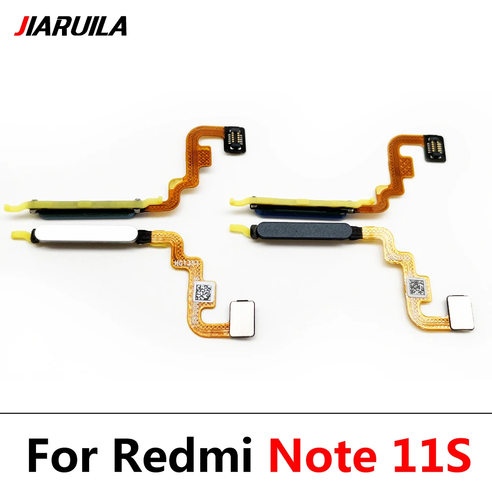 For Xiaomi Redmi Note 10 Pro 10 11S 5G Home Button Power FingerPrint Touch ID Sensor Flex Cable Ribbon Replacement Part flex cable,flex cable replacement,home button replacement,phone button replacement parts,fingerprint flex cable,home button flex