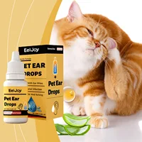 Daily Pet Ear Cleaning Drops - Gentle Deep-Cleaning Fast-Acting Formula for Ear Hygiene & Odor Removal in Dogs & Cats