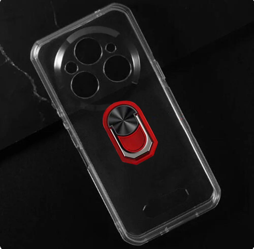 Durable Ring Holder Bracket Phone Case - TPU Soft Silicone Cover