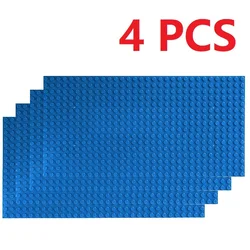4-Pack Classic Building Brick Base Plates Set (4PCS 16X32 Blue)