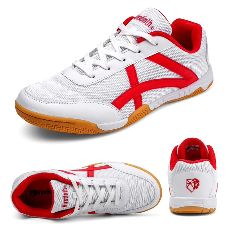 Table Tennis Shoes for Men Women Size 36-45 Ultra Light Badminton Sneakers Breathable Sport Shoes