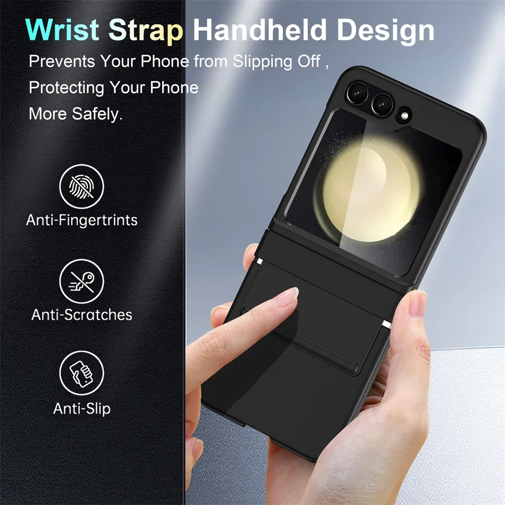 Luxury Skin-Friendly Shockproof Flip Case - Premium Hard Hinge Acrylic Slim Cover