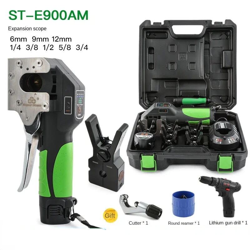

Electric Flaring Tool DSZH ST-E900A/E900AM Flare Tool Kit for Copper Tubes with Air Conditioning and Refrigeration Compatibility