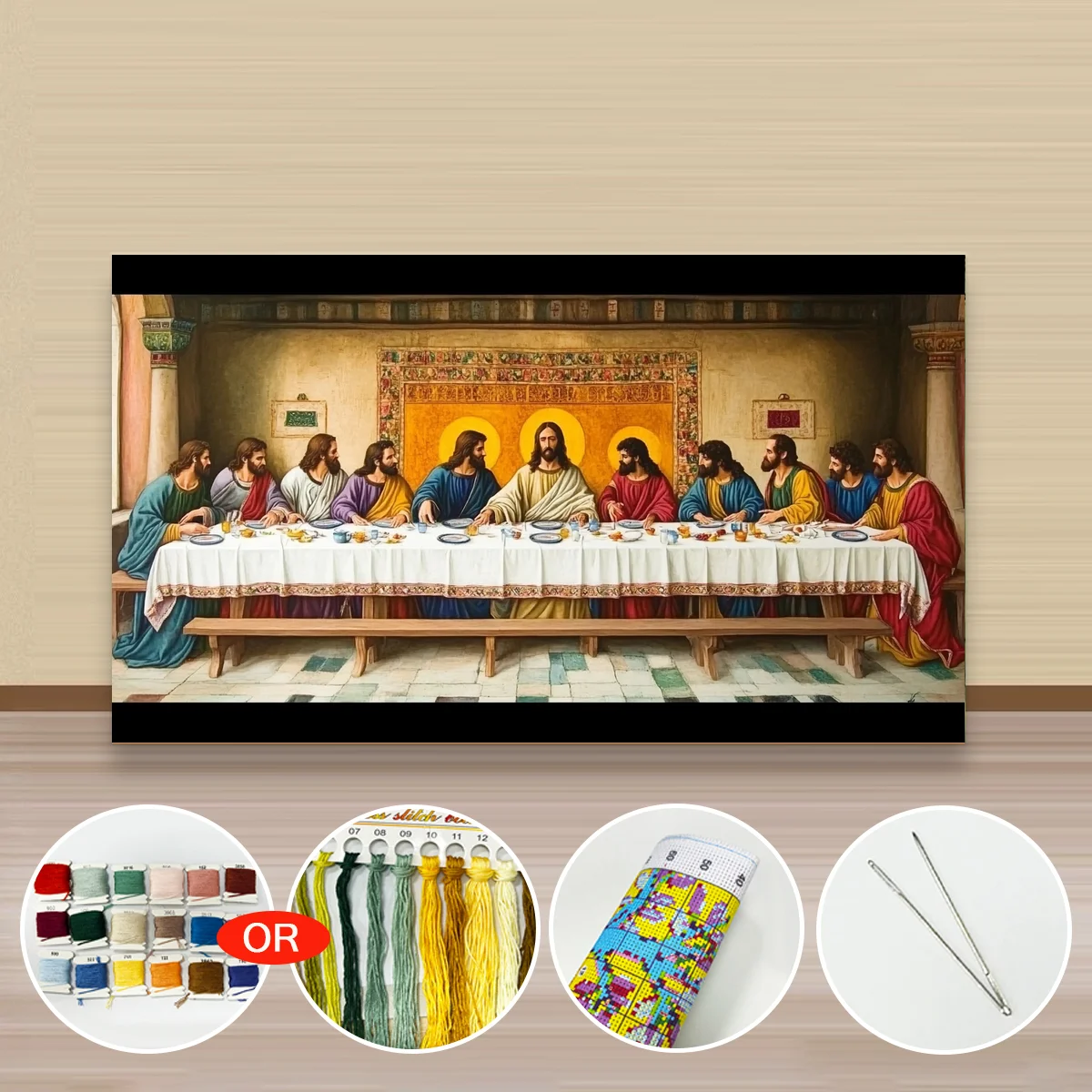 1 Stück 40x70 cm/15,7x27,5 Zoll, 11CT/14CT Kreuzstich-Set, DIY-Valentinstagsgeschenk, Stickerei-Set für Festivals, Bankette