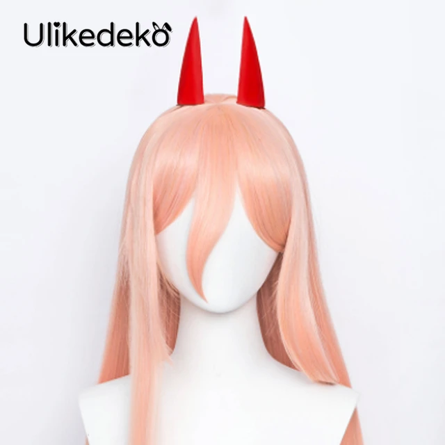 Anime Chainsaw Man Power Headwear Cosplay Demon PVC Horn Headband Hairpin  Prop Halloween - AliExpress