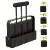 A hand-held garden clod maker with 4 square molds, a durable plastic seedling tool for indoor and outdoor gardening 1