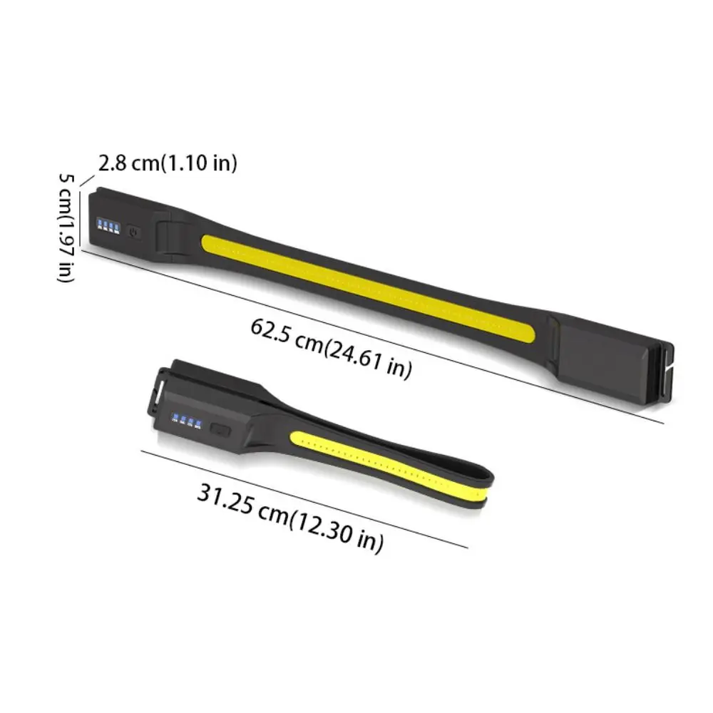 USB 충전식 LED COB 토치 자석이 있는 강력한 LED 휴대용 투광등 후크가 있는 COB 기술 4000mAh용 휴대용 랜턴