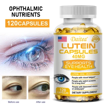 Eye Health Supplement Containing Lutein and Zeaxanthin To Improve Healthy Vision, Relieve Eye Fatigue and Combat Myopia 
