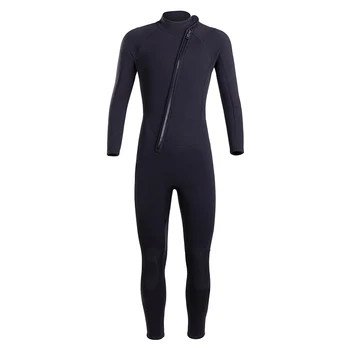 New 2MM Diving Suit One-piece Long Sleeved Thickened Warm Snorkeling Diving Suit Swimming Surfing Cold Proof Jellyfish Wetsuit 1