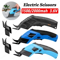 3.6V Electric Scissors Fabric Cutting Machine Leather Tailor Scissors +Tungsten Steel Blades USB Charging Portable Power Tool 1
