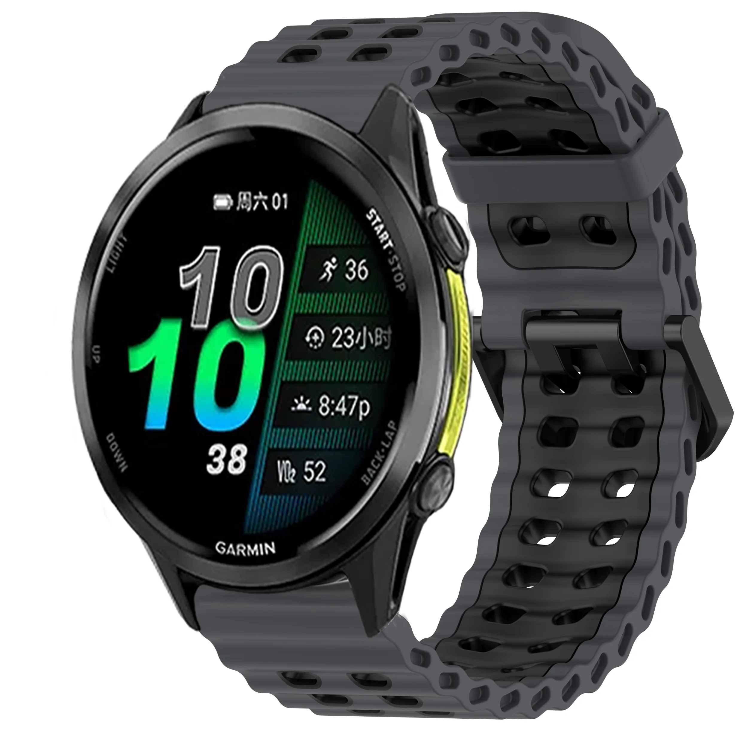 Premium 22mm Silicone Ocean Wristband