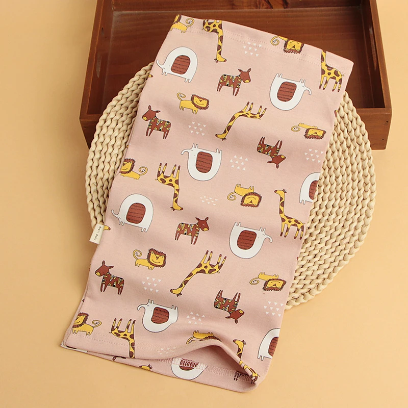Autumn and Winter New Children's Pure Cotton Scarf Baby Cartoon Neck Cover Boys and Girls Windproof Warm Scarf Versatile