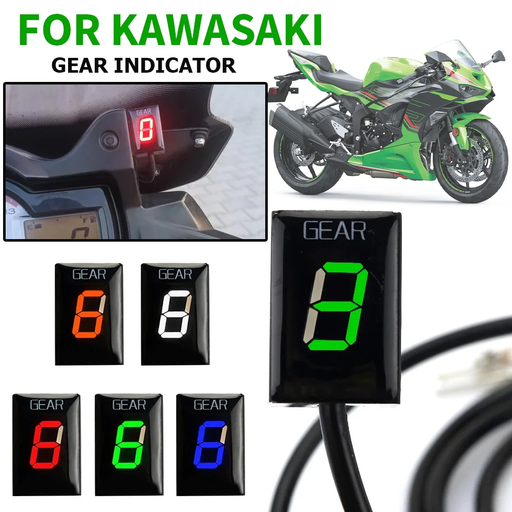 Motorcycle Ecu Direct Mount 1-6 Speed Gear Display Indicator For Kawasaki ER6N Ninja 650 Ninja 300 Z750 Z900 Z800 Zx6R Vulcan S