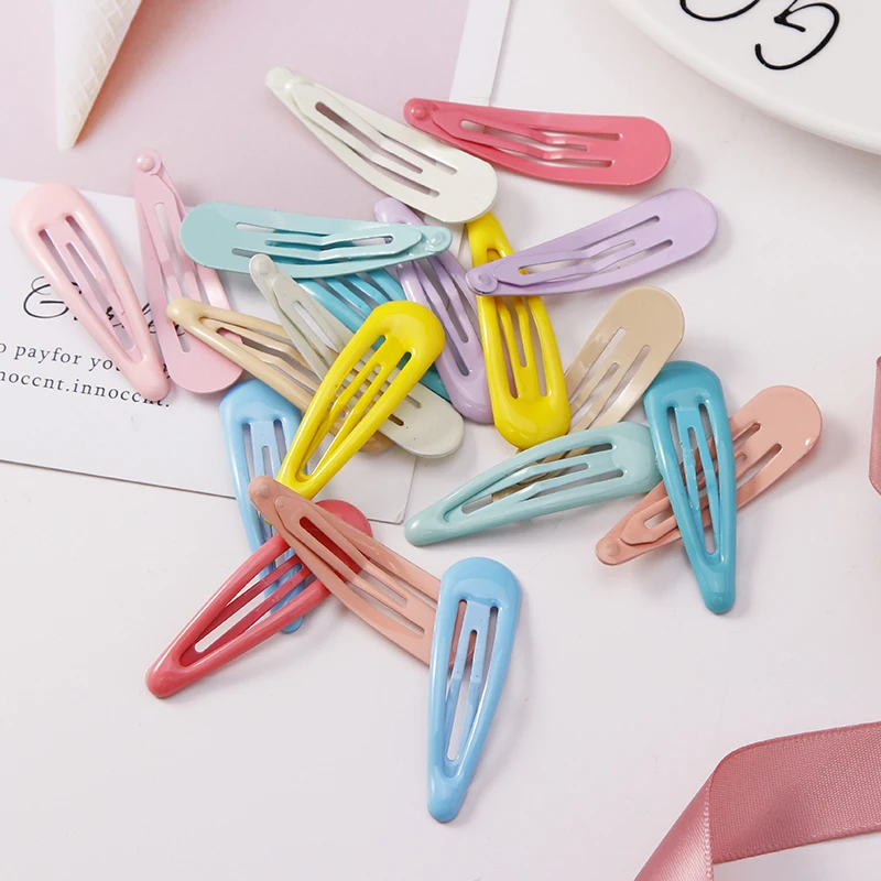 10-40Pcs/pack Colors Hair Clips For Women Girls Fashion Solid Kids Hair Accessories Snap Metal Barrettes Hairpins Clip Bobby Pin - Image 5