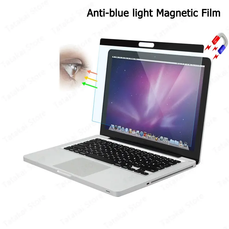 15.4 ''A1398 A1707 A1990 Pellicola Salvaschermo Magnetica Anti-Blu Rimovibile Per Macbook Pro 15 Pellicola Proteggi Schermo Antiriflesso