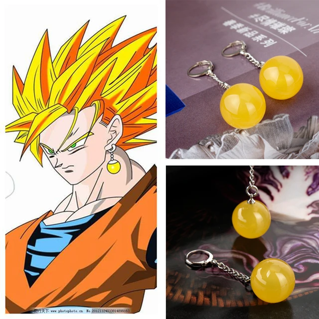 atacado dragon ball z filho goku zamasu kai potara brinco gota