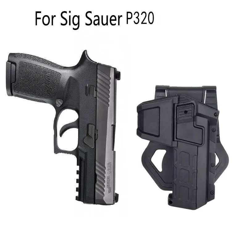 

Кобура для пистолета Sig Sauer P320 Glock, подвижный Зажим для ремня для правой руки, аксессуары для охоты