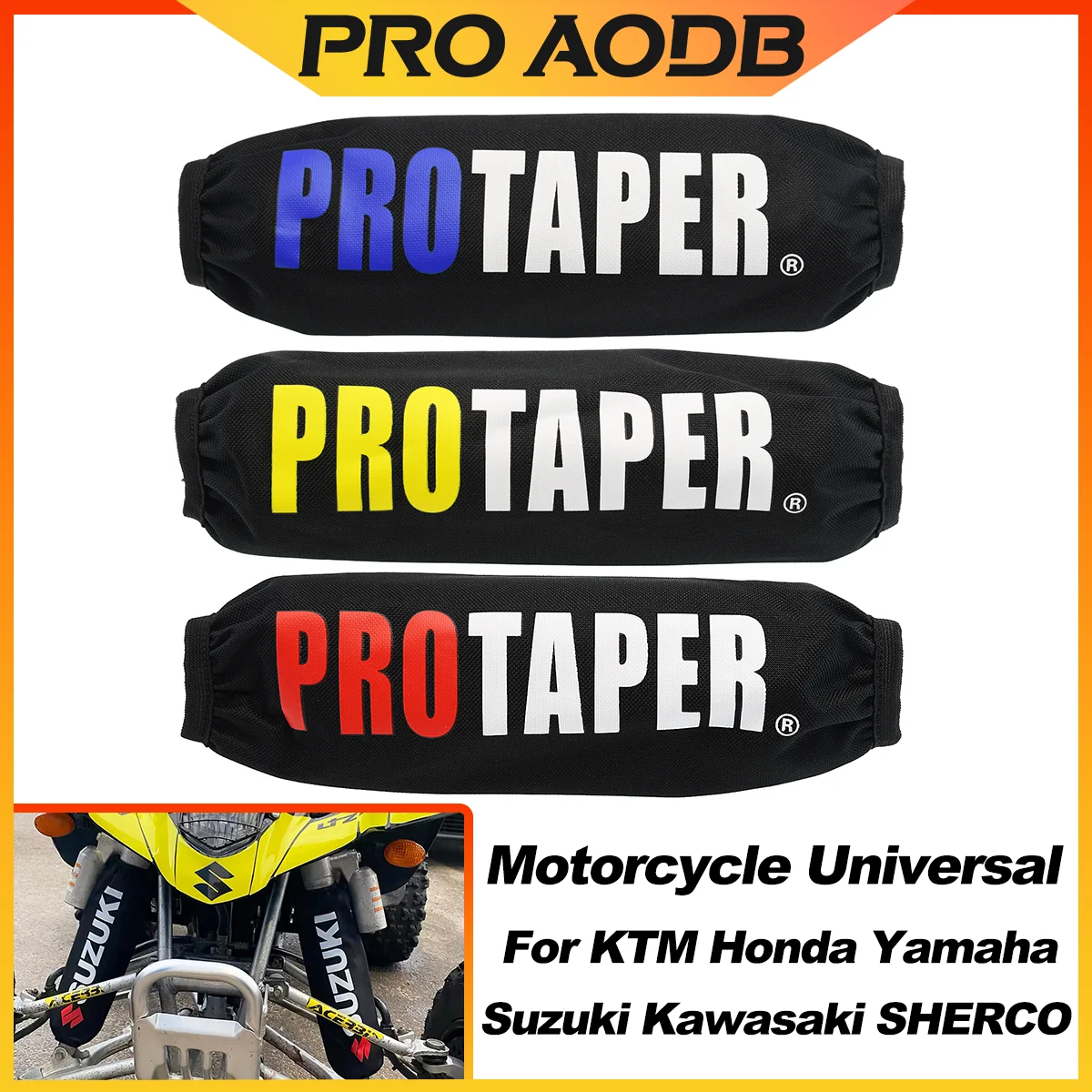27cm 35cm Motorcycle Front Rear Shock Absorber Suspension Protector Protection Cover For All Dirt Pit Bike Quad Scooter ATV