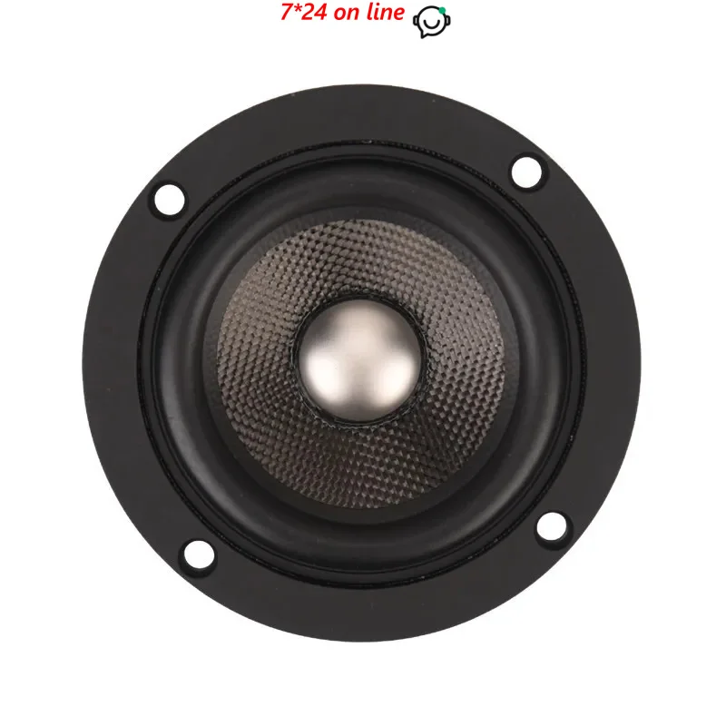 HF-308 Titanium Film Carbon Fiber Cone Neodymium Magnet 3 Inch Full Range Speaker Unit P3-93n Upgrade Car Midrange（1PCS）