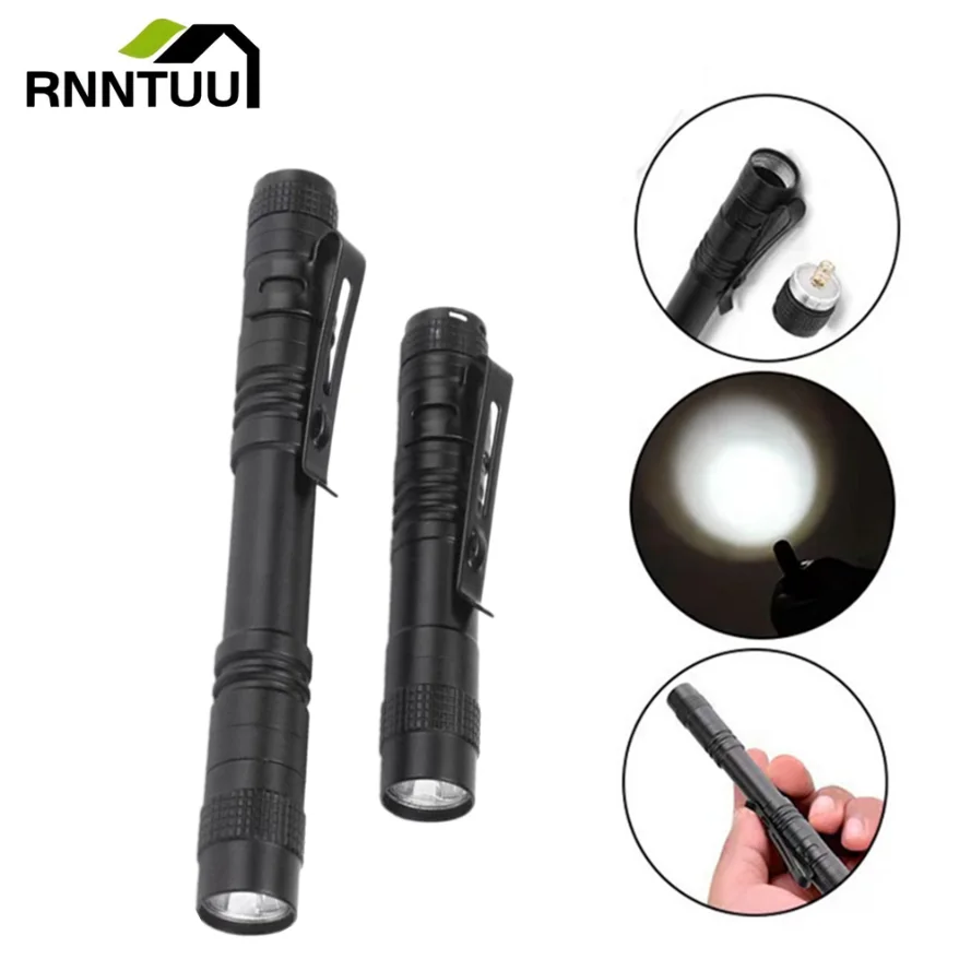 

D5 LED Flashlight Pen Light Mini Portable 1000 lumens 1 Switch Mode led flashlight For the dentist and for Camping Hiking Out