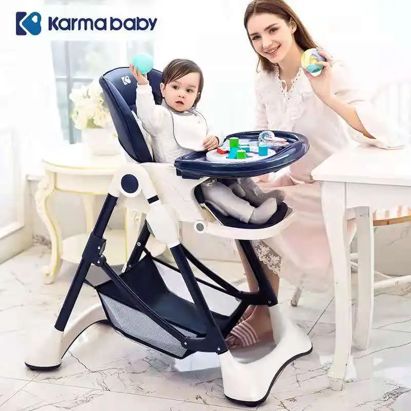 

Karmababy Baby High Chair Baby Dining Chair Children's Multi-functional Folding Baby Dining Chair Table