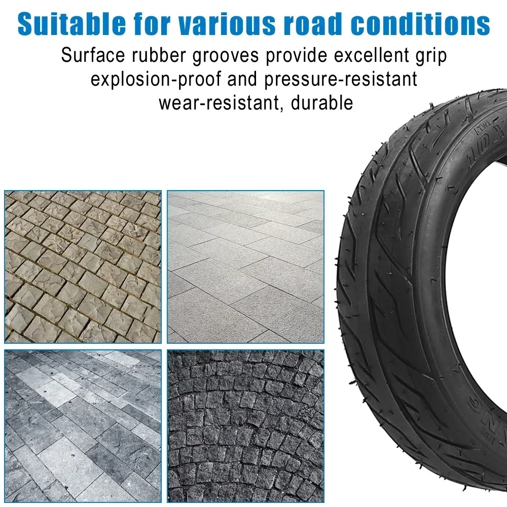 Description Picture 3 of item10x2.70-6.5 Tubeless Tire Vacuum Thickening Wear Resistance 10 Inch Tyre for Electric Scooter Balance Car Tires Replacement