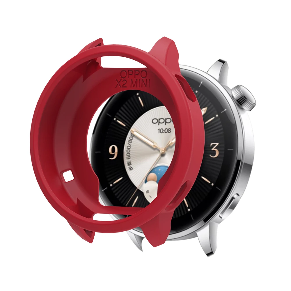 Silicone Protective Smartwatch Case - Soft Shell Bumper Guard in Black