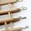 DIY HandCraft Birdcage Wood Parrot Toys Climbing Ladder Hamsters Toy Bird Supplies 5