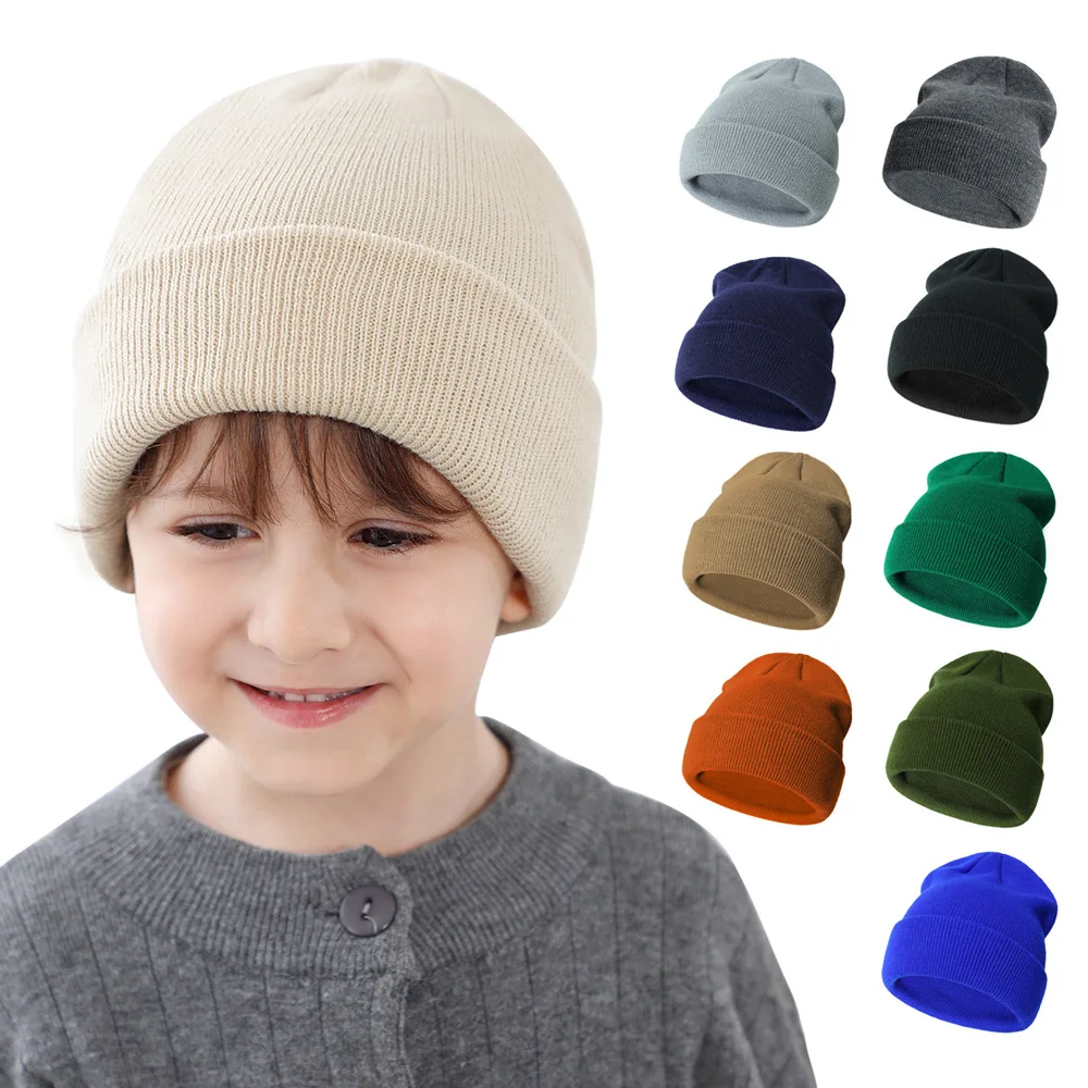 

children's hat New design knitted hat baby pullover hat Autumn and winter warm baby hat Soft and comfortable baby hat
