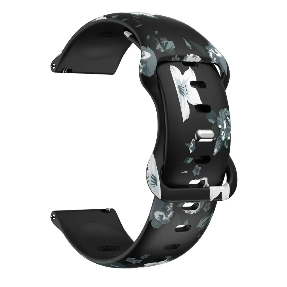 Silicone 20mm Watch Band For Garmin Venu SQ 2/Venu 2 Plus/vivoactive 3 5 Bracelet Forerunner 165 645 245 Music Wristband Straps - 1511