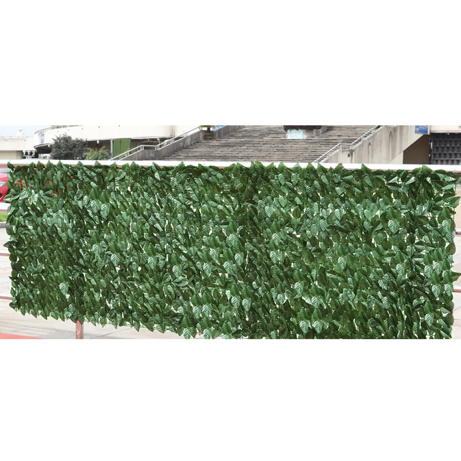 Artificial Leaf Privacy Fence Roll Wall Landscaping Expand Wood Fence Trellis Screen Hedge for Outdoor Garden Backyard Balcony