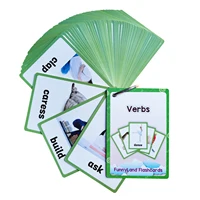 Prepositions Adjective Verb Learn English Words Cards Grammar Vocabulary Educational Flashcard Language Learning Toy Montessori 2