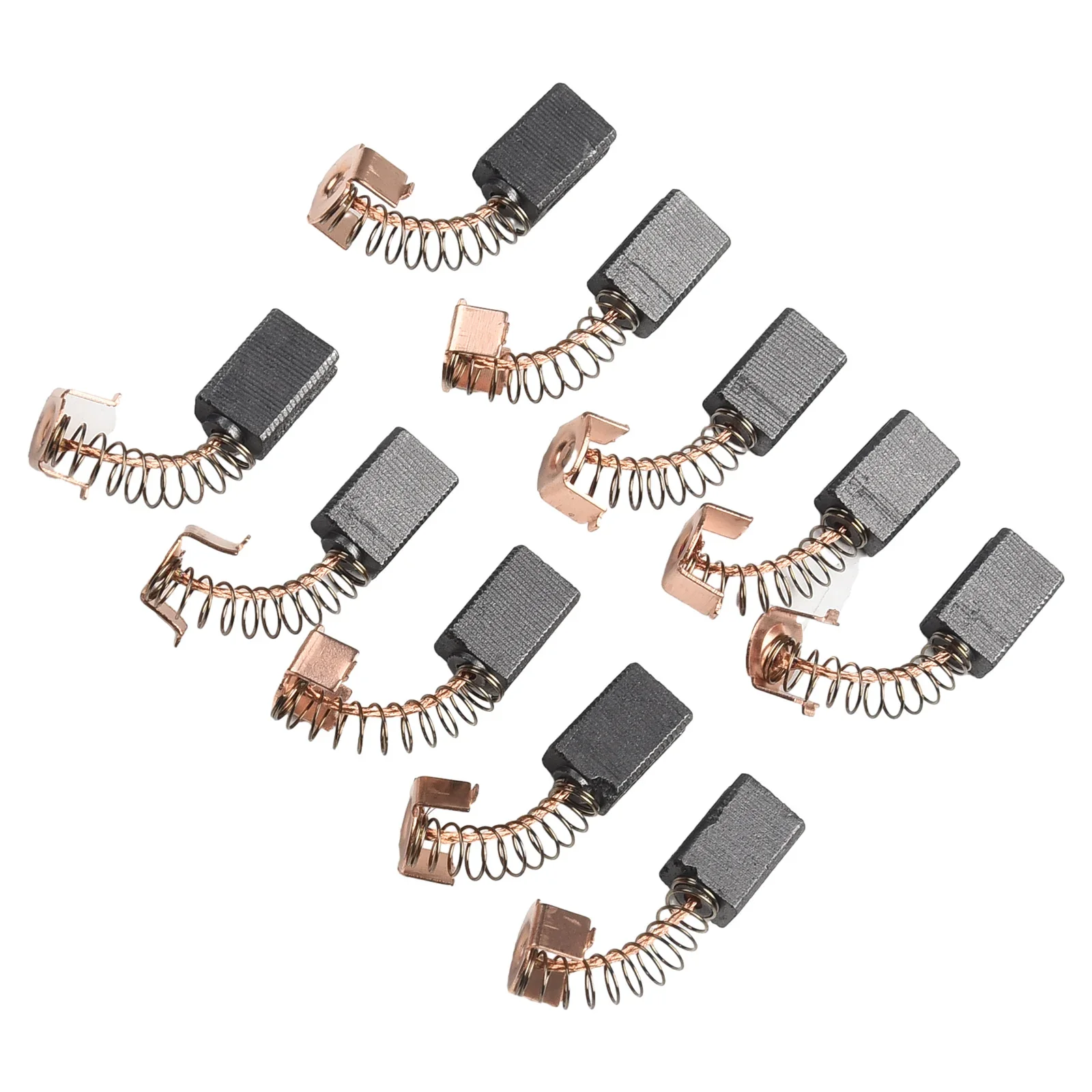 

10pcs Electric Motor Carbon Brushes 5*8*12mm Replacement Parts For Black Decker Angle Grinder G720 Power Tools Accessories