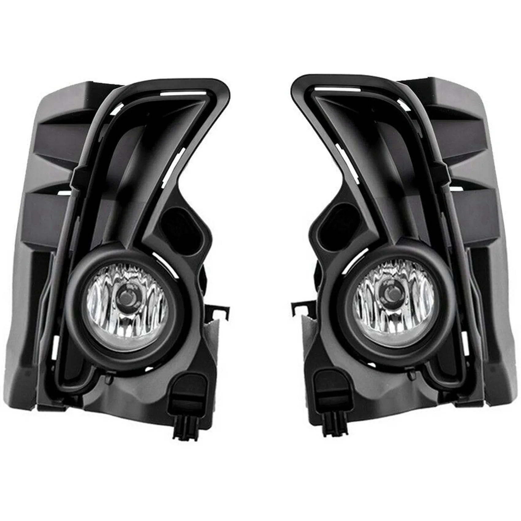 

for 2017-2019 TOYOTA HIGHLANDER Pair Front Bumper Fog Light Lamp with Bulbs + Bezel + Brackets + Wiring